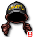 해피블랙모자